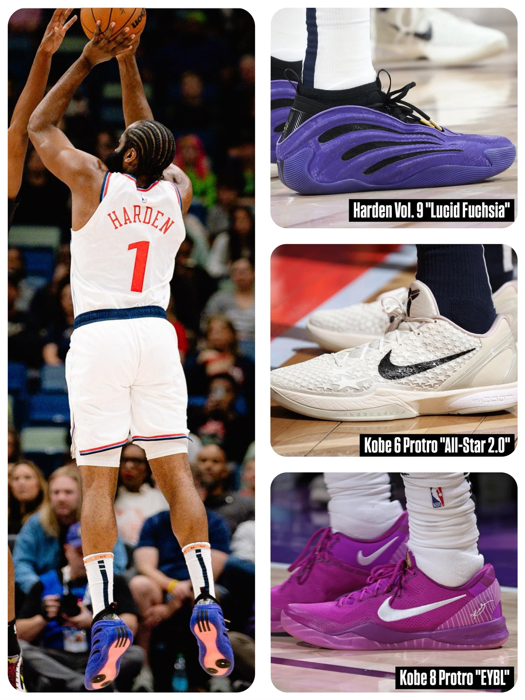 12月31日NBA球星上脚一览